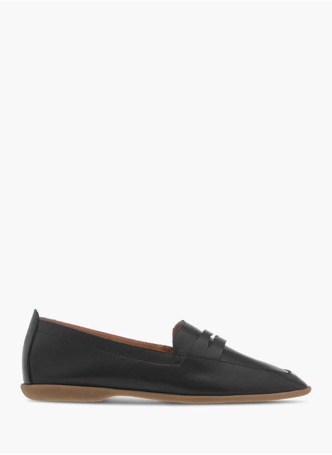 Celeste Womens Leather Ballerina Flats  - Image 3