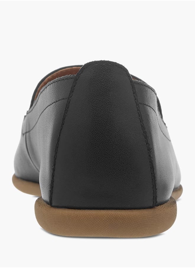 Celeste Womens Leather Ballerina Flats  - Image 5