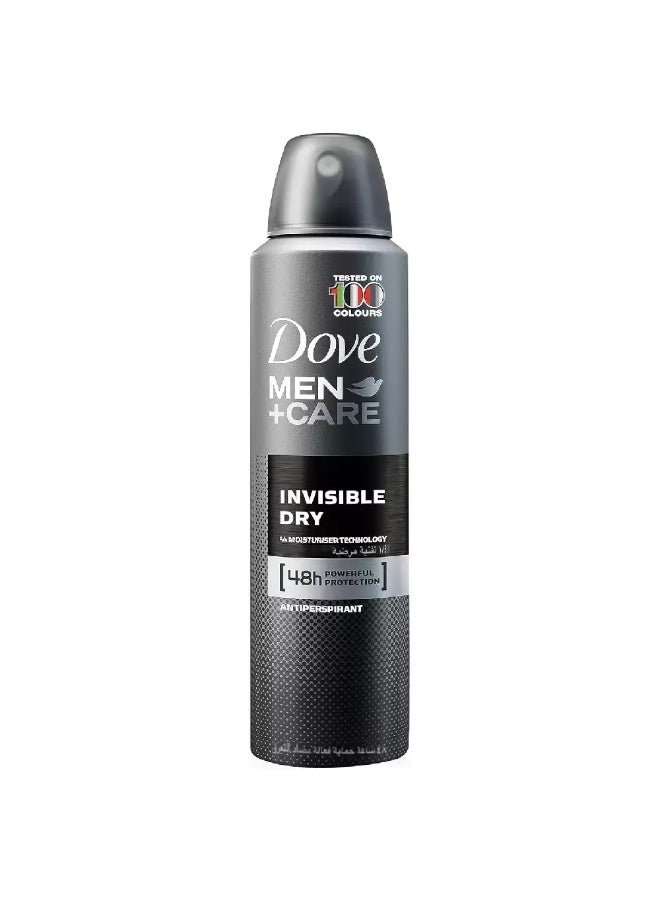 Dove Dove Men Care Invisible Dry Antiperspirant Spray- 150ml - Image 1