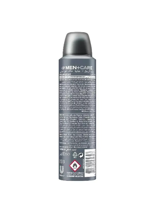 Dove Dove Men Care Invisible Dry Antiperspirant Spray- 150ml - Image 2