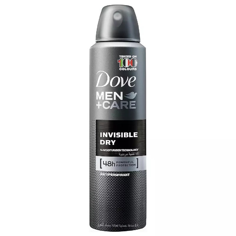 Dove دوف للرجال رذاذ مضاد للتعرق غير مرئي - 150 مل - Image 1