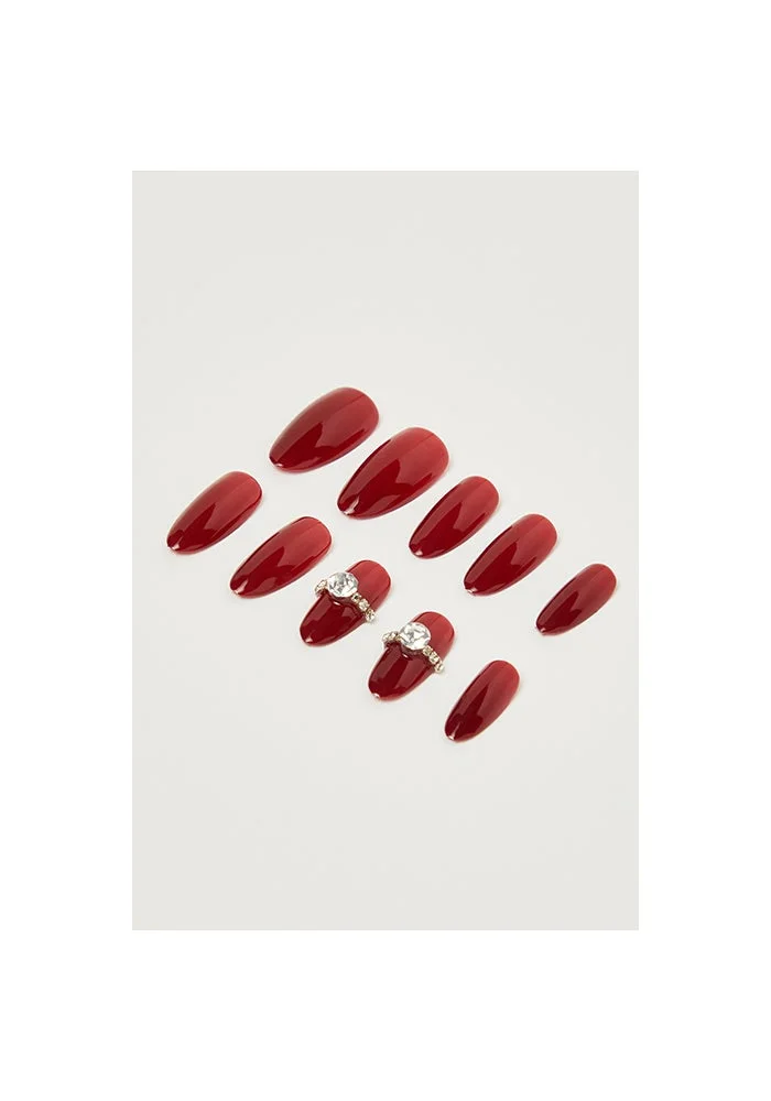 R&b Wearable Stick-On Nails Set