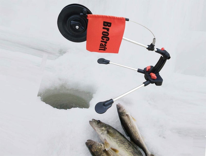 Brocraft Ice Fishing Stand Rattle Reel/Ice Fishing House and shanty Reel/Tip- up - Image 1