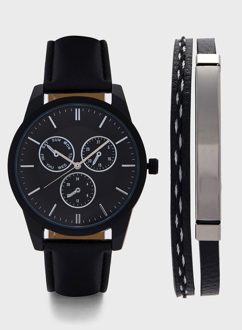 روبرت وود طقم هدية ساعة وسوار - Image 1