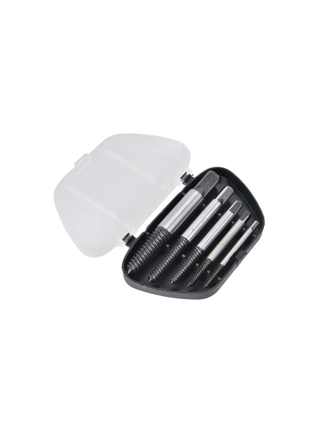 Tactix 5-Piece High Quality Screw Extractor Set Black and Silver 1.8 x 9.8 x 16.5 cm 386405 - Image 2