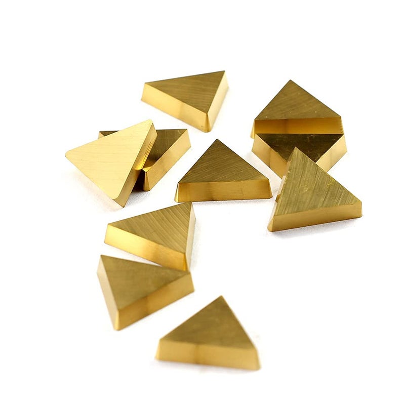 OSCARBIDE Carbide Inserts TPGN160308 TPG322 Turning Inserts,Tin Coated Carbide Cutters for Lathes and Mills,10 Pieces/Box. - Image 3