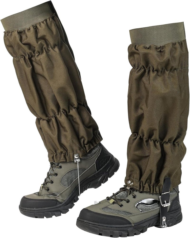Uponauot Snake Gaiters for Men Women Adjustable Waterproof Gators for Hiking Boots Lightweight Hunting Snake Guards for Lower Legs Snake Bite Proof Leggings Chaps - Image 1
