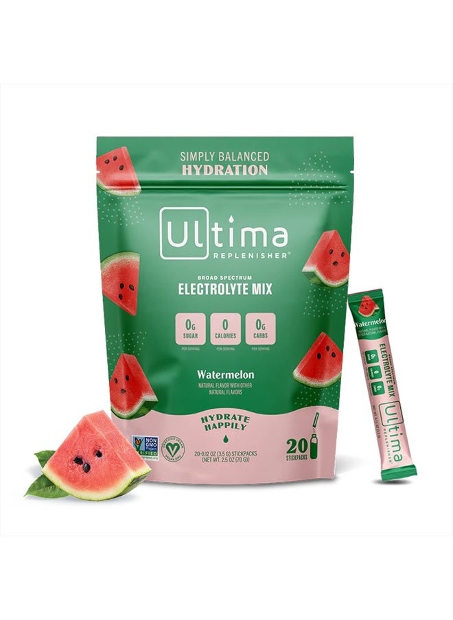 Replenisher 6 Essential Electrolytes* Watermelon 20 Stickpacks each 0.12 oz Packaging May Vary - pzsku/Z1C38C02014E9CAA895F4Z/45/_/1740558751/c0c4e0a2-bbd7-4338-951d-a9917f916334