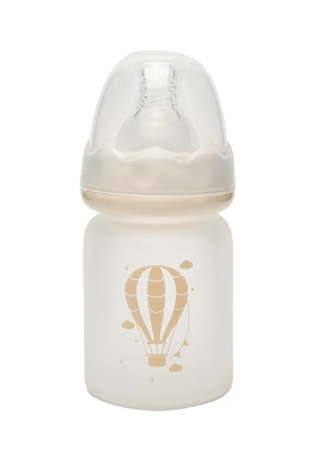 Babies & More Babies & More Baby Off-White Shatterproof Glass Feeding Bottle 60ml