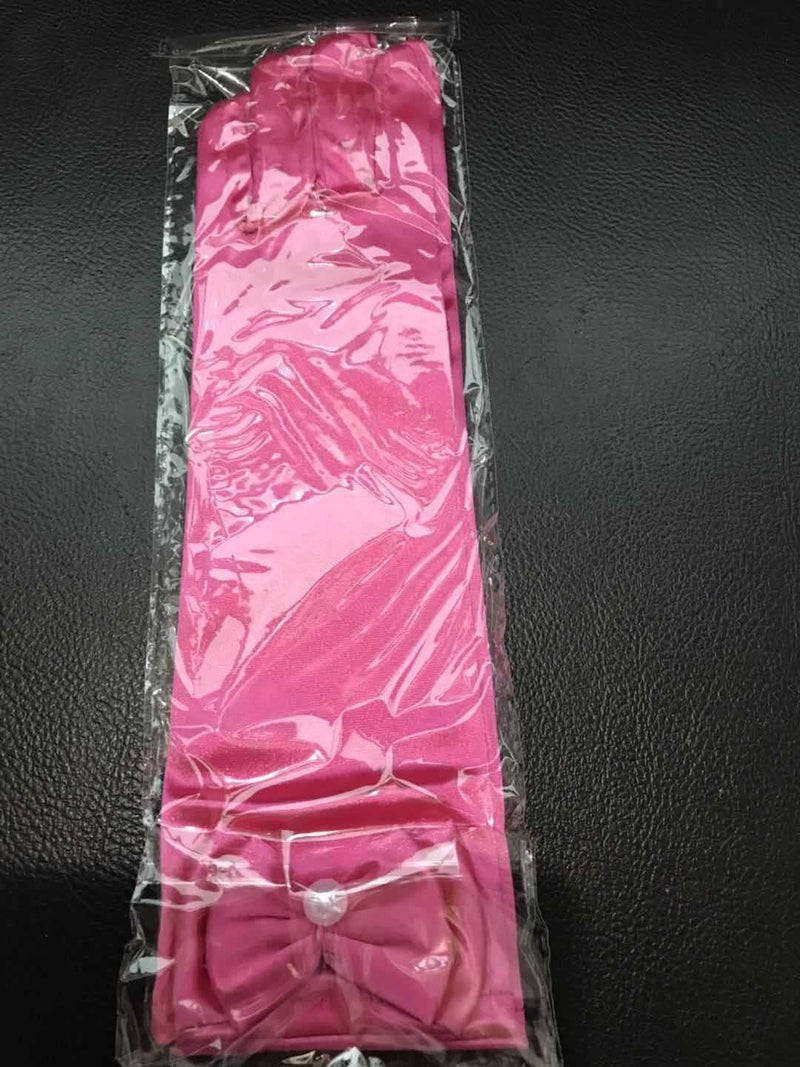 Generic Kids Cartoon Crown Wand Hair Accessory Rose Red Gloves
