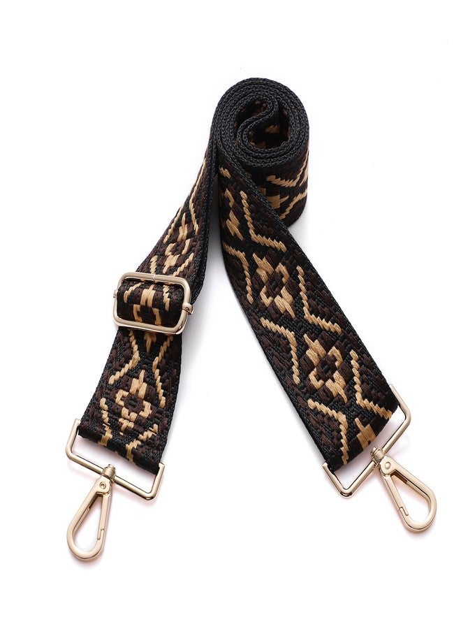 S-Jacorry Purse Strap Replacement Crossbody Wide Shoulder Strap Adjustable Canvas Straps Handbag Strap Replacement Belts, Gold Buckel-951, inch, Canvas,chain,charm,simple - Image 2