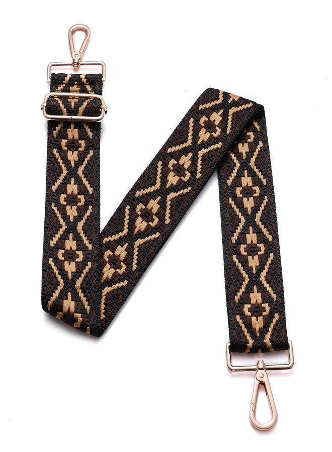 S-Jacorry Purse Strap Replacement Crossbody Wide Shoulder Strap Adjustable Canvas Straps Handbag Strap Replacement Belts, Gold Buckel-951, inch, Canvas,chain,charm,simple - Image 3