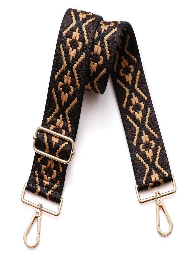 S-Jacorry Purse Strap Replacement Crossbody Wide Shoulder Strap Adjustable Canvas Straps Handbag Strap Replacement Belts, Gold Buckel-951, inch, Canvas,chain,charm,simple - Image 1