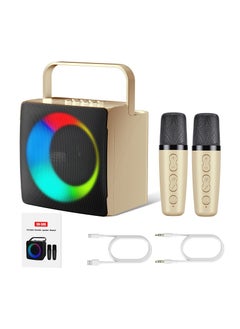 SDRD SD-508 Home KTV Outdoor Portable Bluetooth Speaker with Dual Wireless Microphones  - Image 1