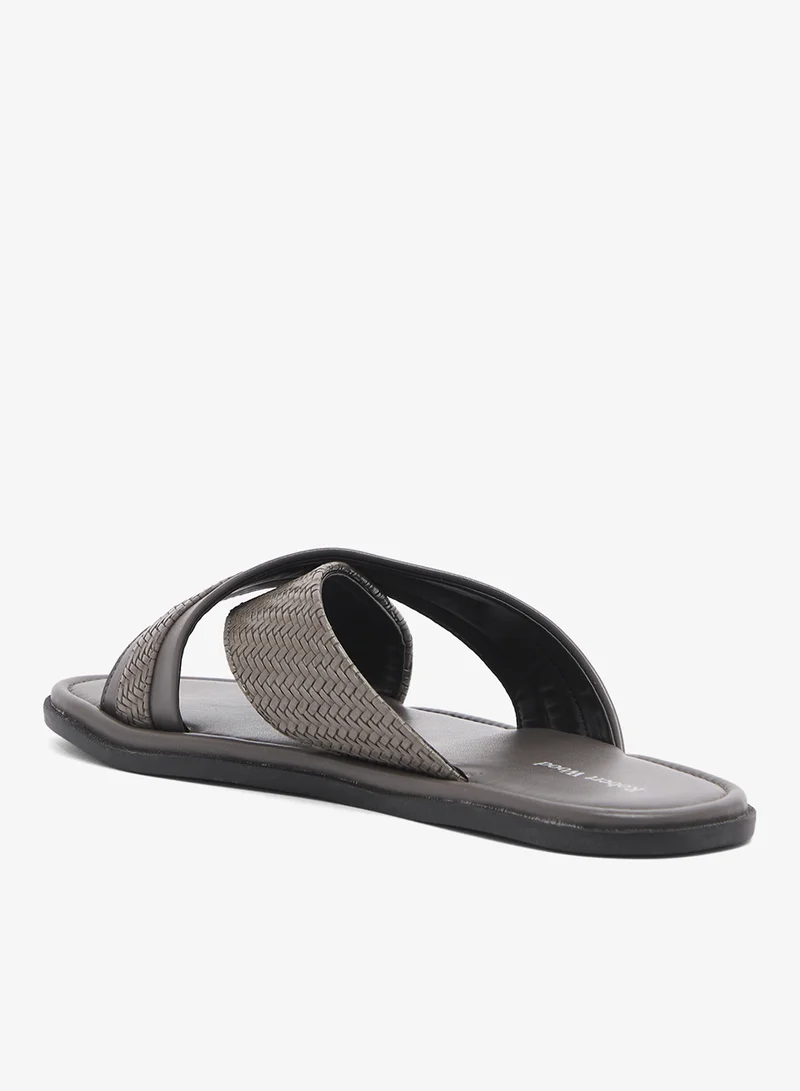 Robert Wood  Cross Strap Casual Sandals for Men | Best Price UAE