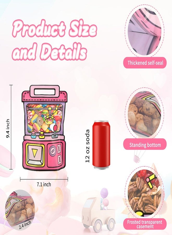 EONSUI 30PCS Plastic Goodie Bags with Handles, Bulk Cartoon Gift Wrapper for Party, Wedding, Birthday, Baby Shower, Sealable for Candy, Snacks,for Kids,Students - Image 2