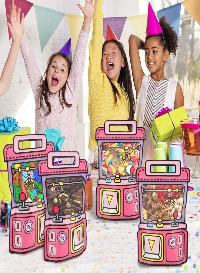 EONSUI 30PCS Plastic Goodie Bags with Handles, Bulk Cartoon Gift Wrapper for Party, Wedding, Birthday, Baby Shower, Sealable for Candy, Snacks,for Kids,Students - Image 4