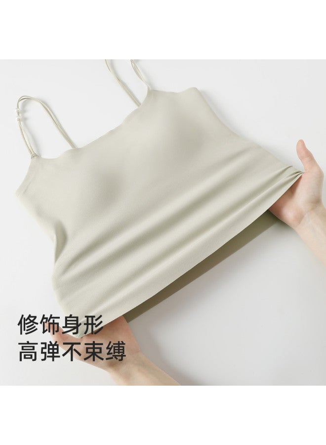 Top melon Women'S Seamless Backless Camisole With Built-In Bra Pads, No Underwire, Push-Up, Non-Padded, Wear Alone Or As Lining, For Spring And Summer - Image 5