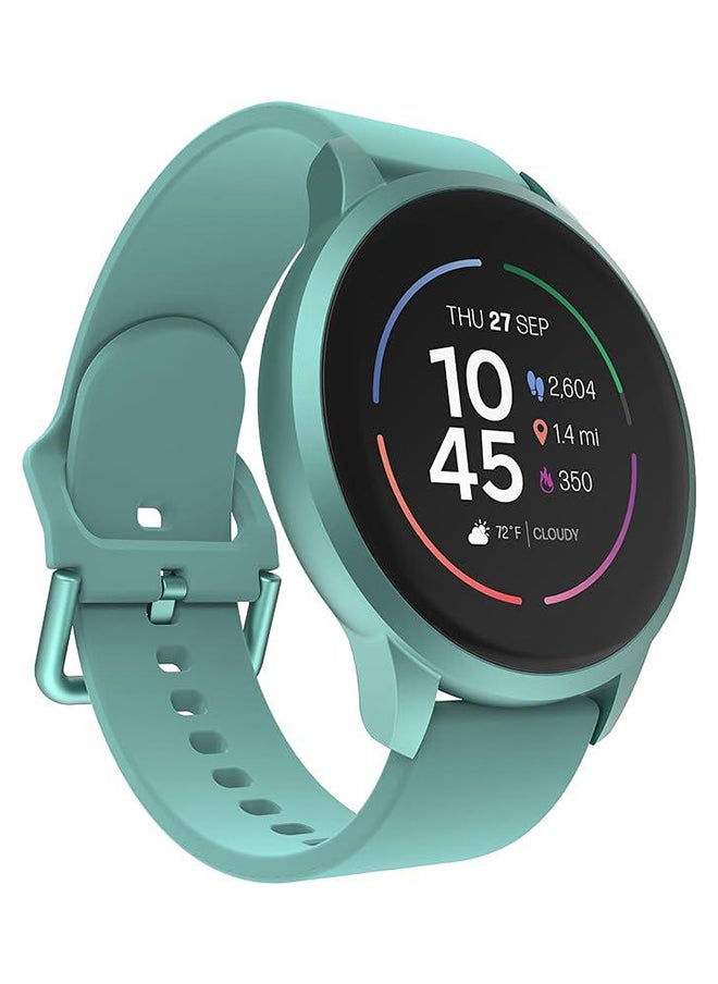 iTouch New Sport 4 Series Smartwatch Ocean Green Case Ocean Green Silicone Strap  - Image 1