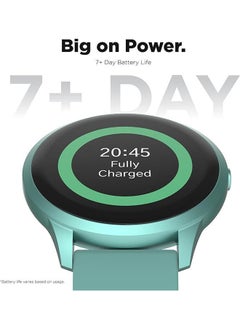 iTouch New Sport 4 Series Smartwatch Ocean Green Case Ocean Green Silicone Strap  - Image 5
