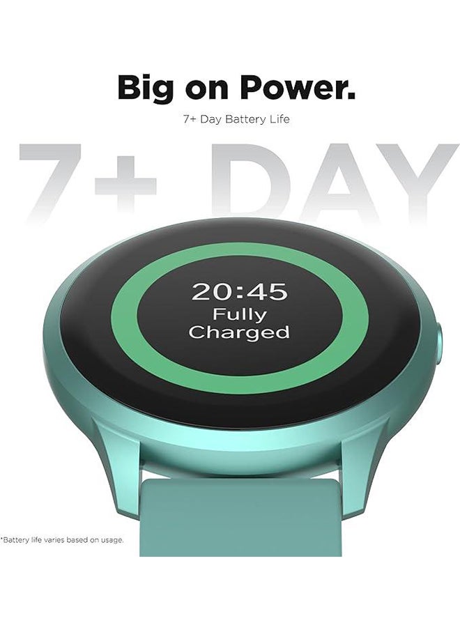 iTouch New Sport 4 Series Smartwatch Ocean Green Case Ocean Green Silicone Strap  - Image 5