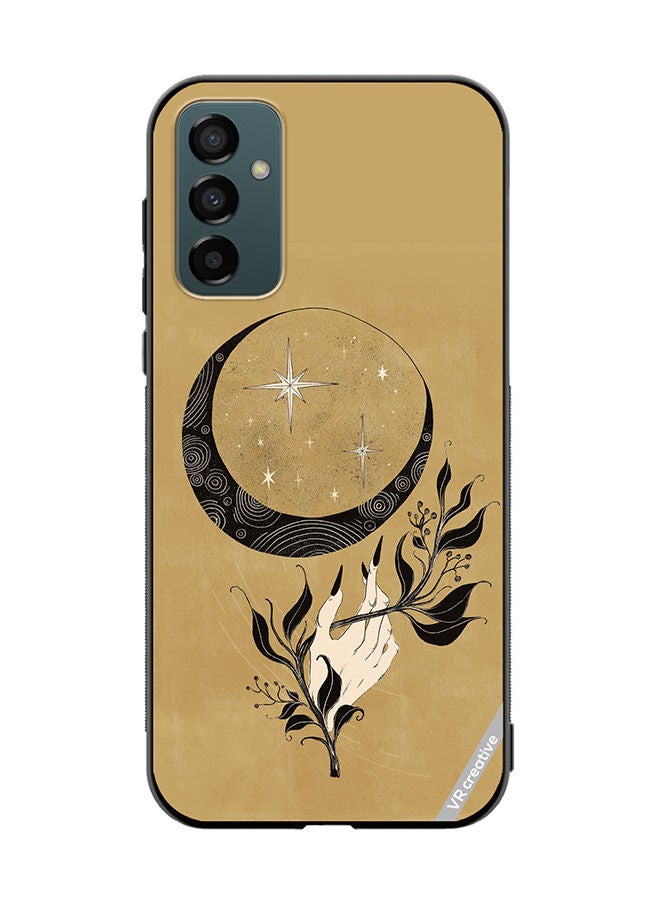 VR CREATIVE Protective Case Cover For Samsung Galaxy M23 Witch Hand Moon Design Multicolour - Image 1