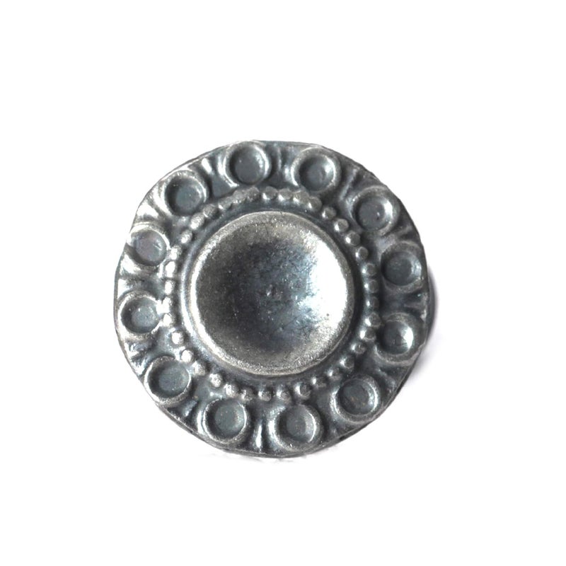 JSAJ Store Stone Nose Pin Wire Nose Pin in Pure 92.5 Sterling Silver - Image 1