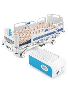 Pressure Pad Air Mattress for Hospital Bed Mattress Topper & Pump System Colchon Antiescaras para Persona Encamada Bed Sore Pads, Size 36" x 78" x 3"