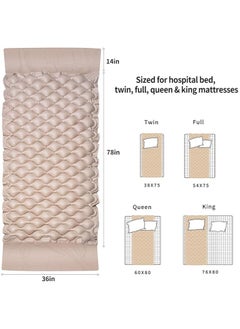 Generic Pressure Pad Air Mattress for Hospital Bed Mattress Topper & Pump System Colchon Antiescaras para Persona Encamada Bed Sore Pads, Size 36" x 78" x 3"  - Image 3