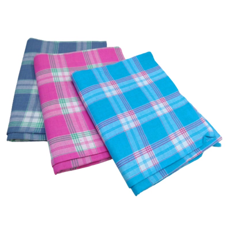 TRUEVELLI Bath Towel 100% Cotton Bath Towel 400 GSM (Size:Length:59 Inch X 150 CM,Width:29 Inch X 74 CM) (Pack of 3 Piece) - Image 1