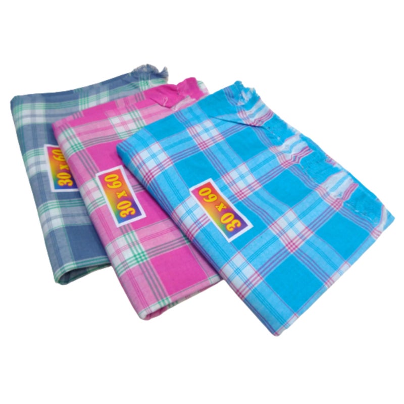 TRUEVELLI Bath Towel 100% Cotton Bath Towel 400 GSM (Size:Length:59 Inch X 150 CM,Width:29 Inch X 74 CM) (Pack of 3 Piece) - Image 2