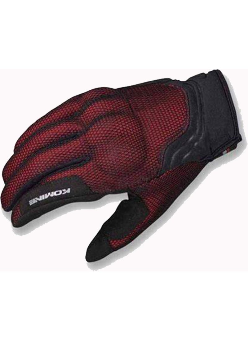 Komine GK-194 3D Knitted Breathable Protected Motorcycle Gloves  - Image 2