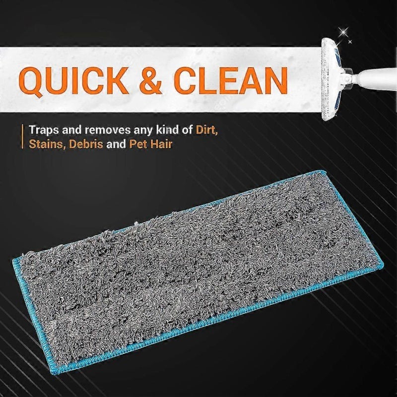 Washable Reusable Wet Pads: 8 Grey Precision-engineered Microfiber Pads - Eco-friendly Hook-and-loop Fasteners for Irobot M6 Mopping Accessories, for Home Floor Cleaning - Image 4