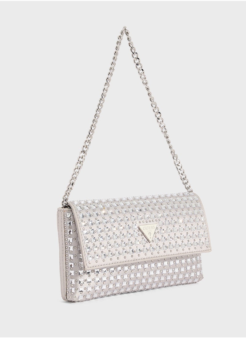 جس Zalina Flap Clutch  - Image 3