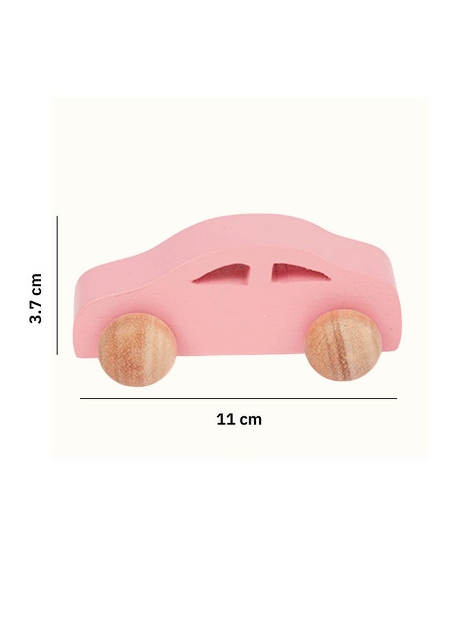Ariro - Ariro Wooden Car for Toddlers & Infants | Push Wooden Vehicle Toy with Smooth & Sturdy Wheels with Lasting Material for 6M+ Babies | for Girl & Boy | Helps in Grip Strength & Hand-Eye Coordination - Image 1