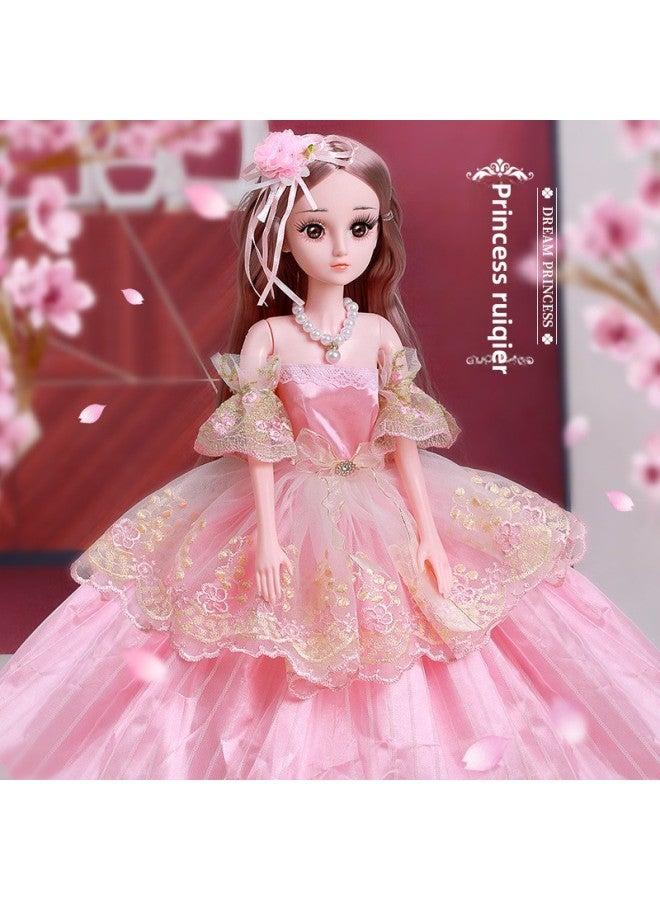 60cm Extra Large Smart Doll Suit Girl Princess Play House Children Cute Internet Celebrity Toys Wholesale-Color:Princess Ruiqier-60cm-Height:Blink + Music Version-5 Joints-dressing Gift 1 【OPP Bag】】 - Image 1