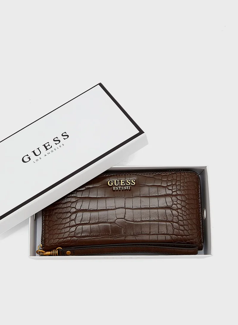 GUESS Laurel Large Zip Around Purse