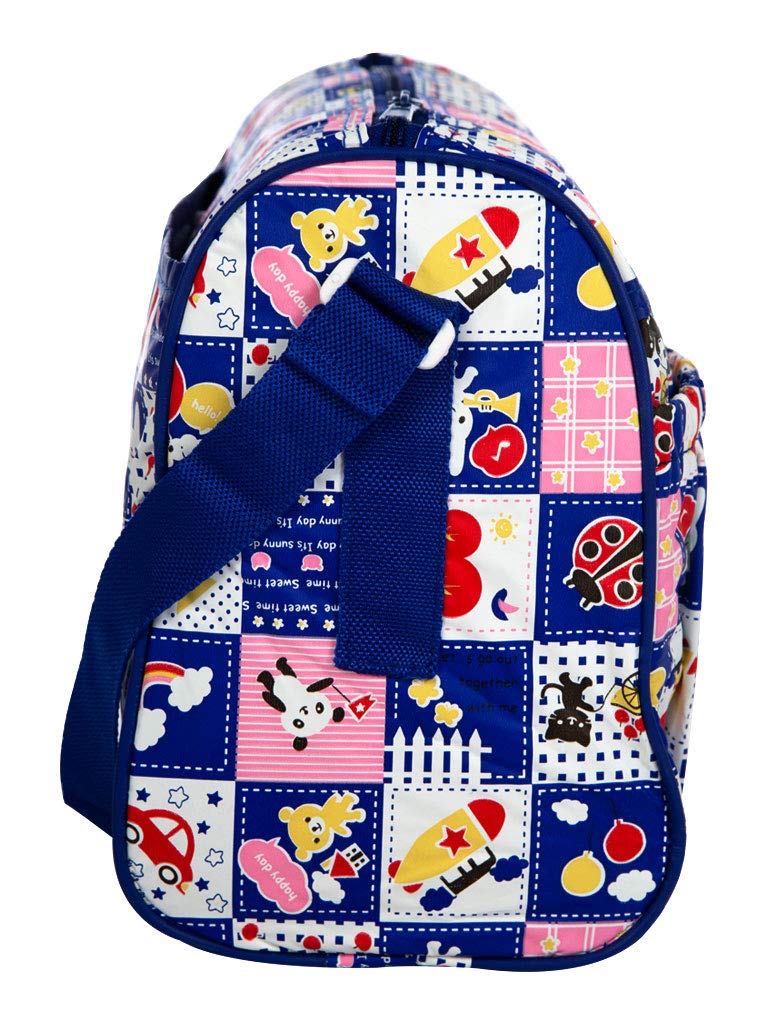 Mee Mee Durable Nursing Maternity Diaper Backpack Multifunctional Adjustable Spacious Shoulder Strap Stylish Baby Travel Bag/Mamas Bags/Diapers Bags for Kids/Baby/Toddlers Backpack (Blue) - Image 3