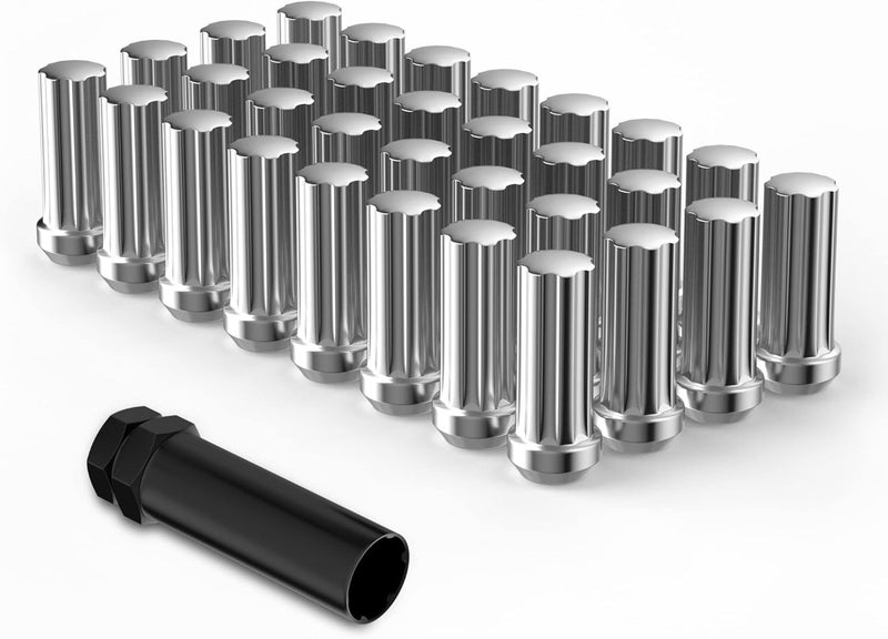 Richeer طقم صواميل عجلات ريتشير 32x كروم M14x1.5 - Image 1