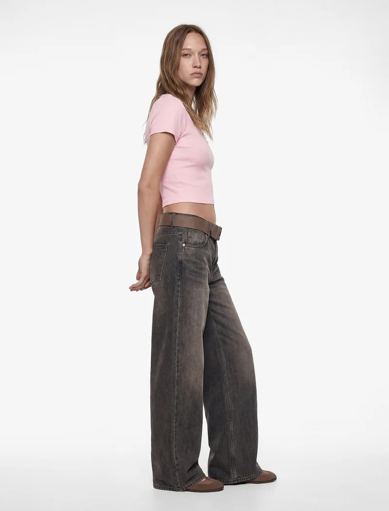 KOTON Cotton Crop T-Shirt