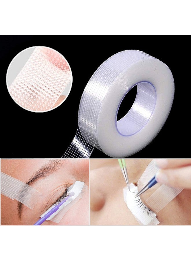 بي تي واي ام اس 10 لفات من شريط طبي من البولي إيثيلين مايكروبور لتمديد الرموش الفردية، وشريط تحت العين لتمديد الرموش، 0.5 بوصة × 10 ياردات - Image 3