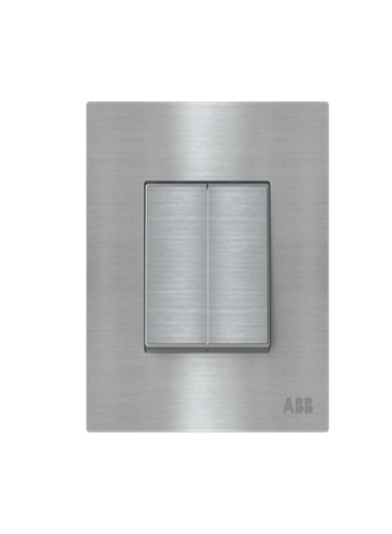 أبب مفتاح AM10244-ST أحادي الاتجاه، مفتاحان، مفتاح إيقاف تشغيل أحادي القطب، من الفولاذ المقاوم للصدأ - Millenium