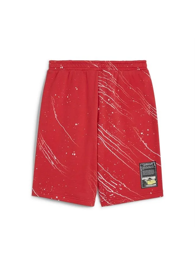 Puma Rosso Corsa Scuderia Ferrari HP Race Colour Splash Shorts Men for Men | Best Price UAE