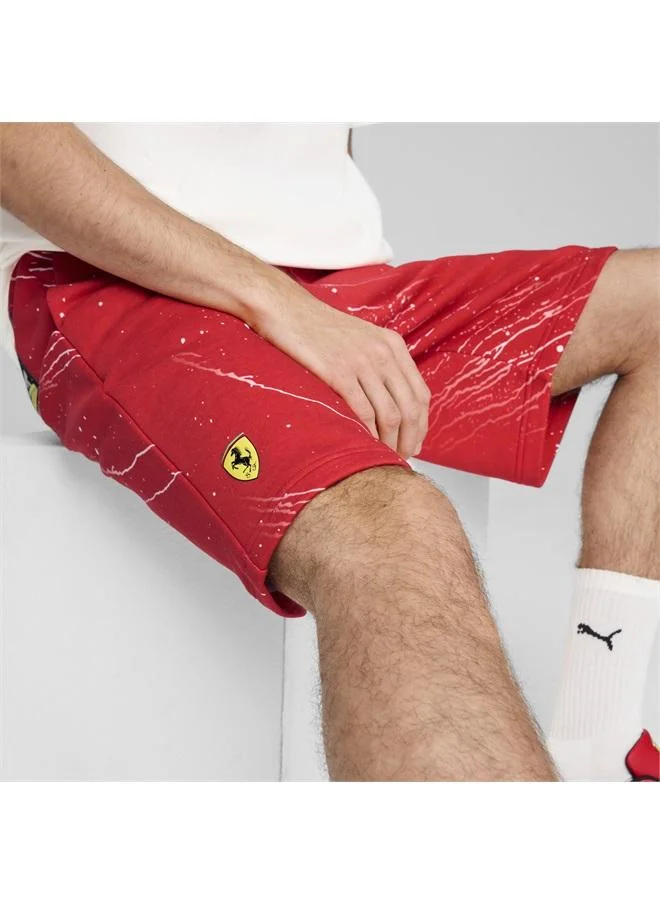 Puma Rosso Corsa Scuderia Ferrari HP Race Colour Splash Shorts Men for Men | Best Price UAE