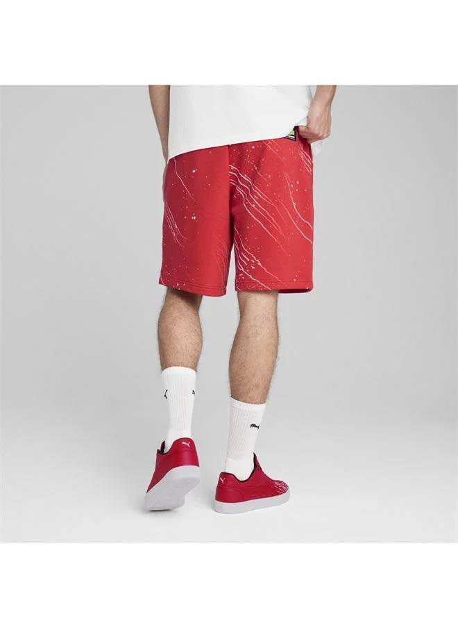 Puma Rosso Corsa Scuderia Ferrari HP Race Colour Splash Shorts Men for Men | Best Price UAE