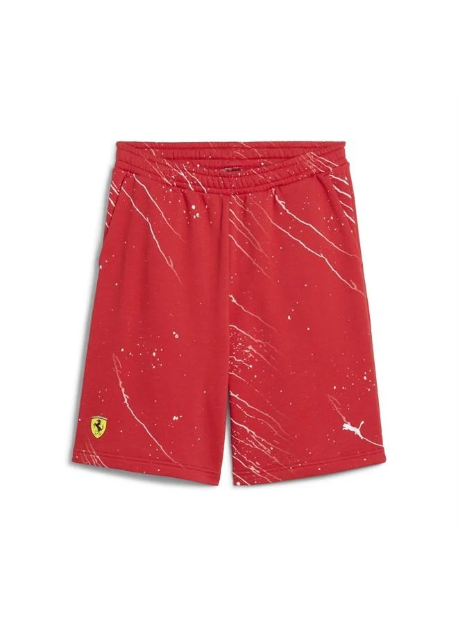Puma Rosso Corsa Scuderia Ferrari HP Race Colour Splash Shorts Men for Men | Best Price UAE