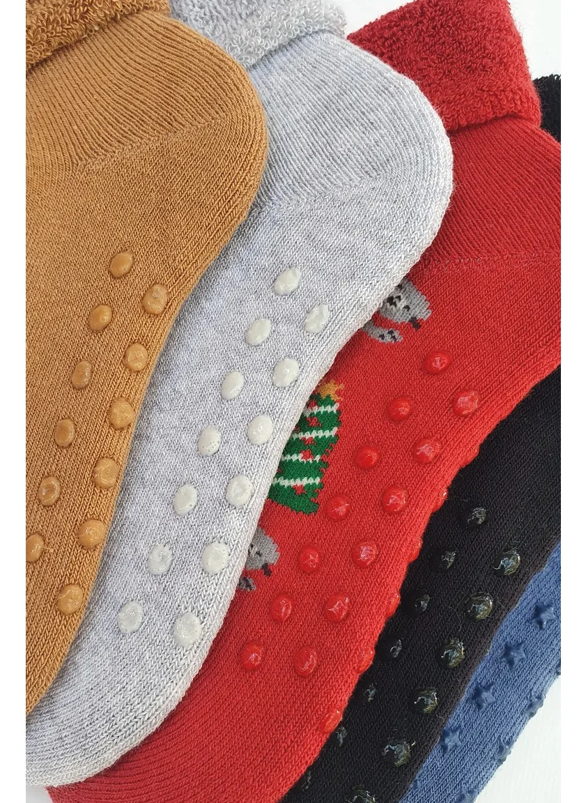 Mem Socks 5-Piece Non-Slip Havu Children's Socks