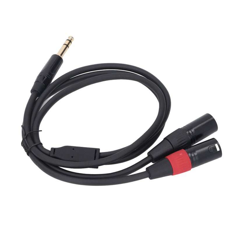 4 Inch to XLR Male Splitter Cable 6 35mm Stereo Unbalanced 2 XLR to Quarter Inch Adapter Cord 3 Meter - Image 3