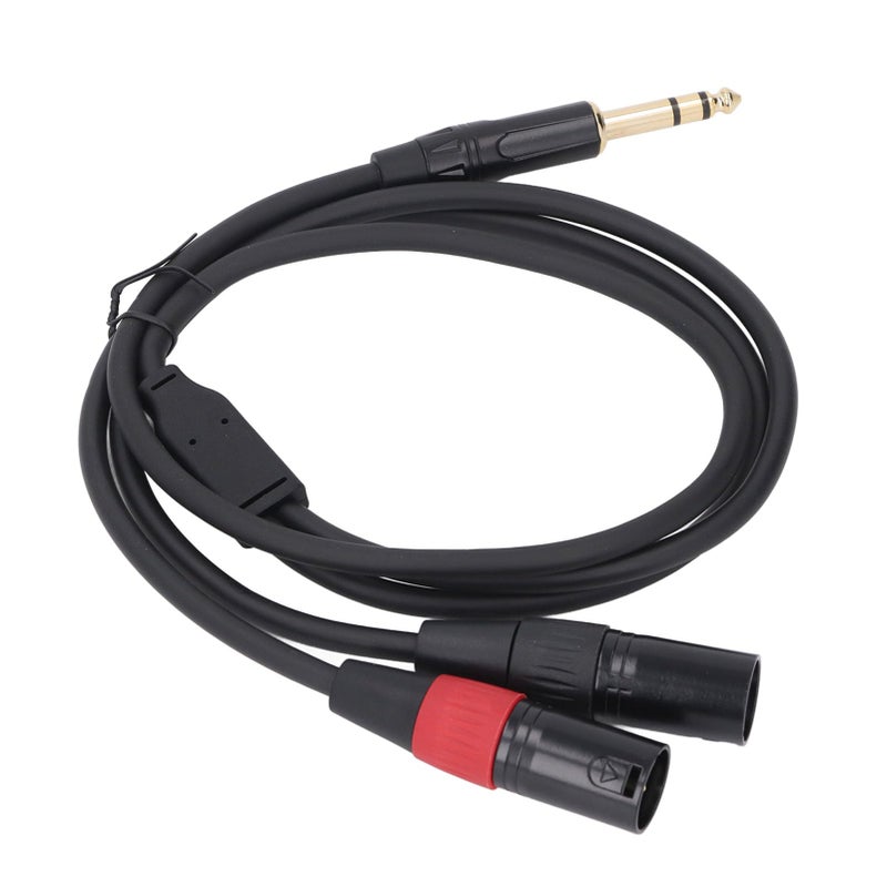4 Inch to XLR Male Splitter Cable 6 35mm Stereo Unbalanced 2 XLR to Quarter Inch Adapter Cord 3 Meter - Image 4