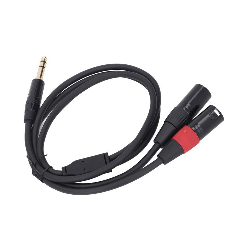 4 Inch to XLR Male Splitter Cable 6 35mm Stereo Unbalanced 2 XLR to Quarter Inch Adapter Cord 3 Meter - Image 2